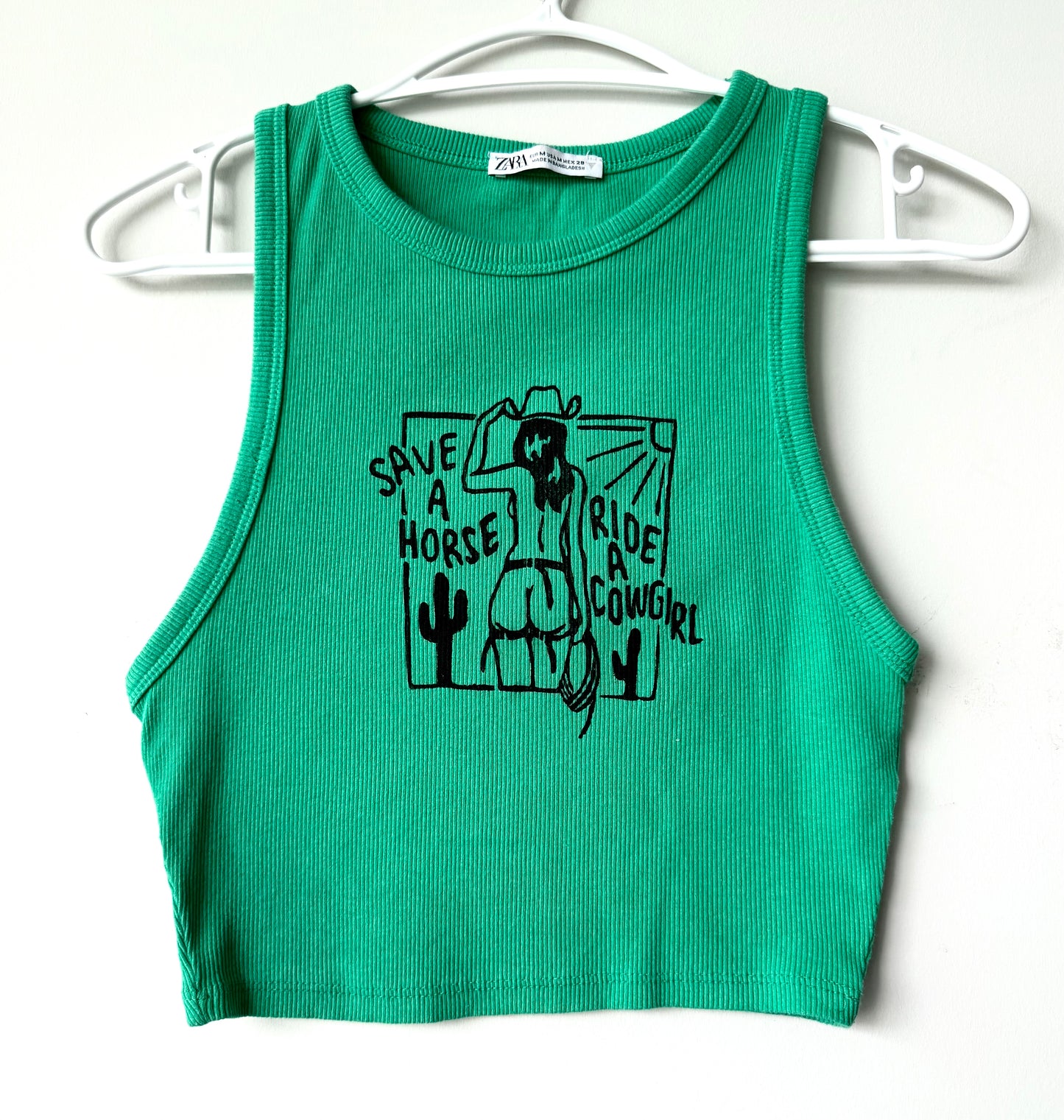 Cowgirl Cropped Tank