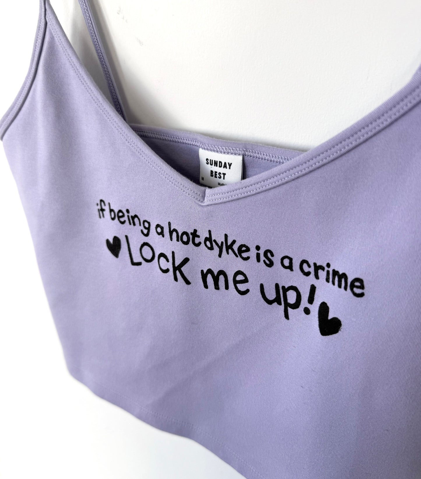 Lock Me Up Cropped Tank