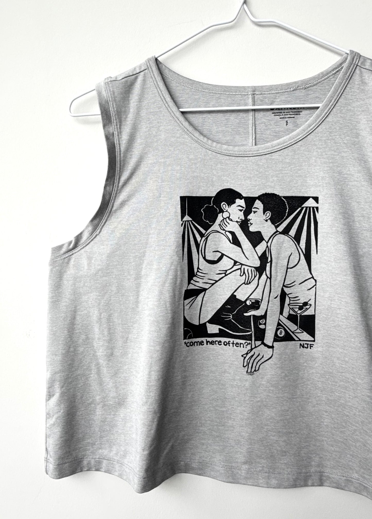 Come Here Often Cropped Tank