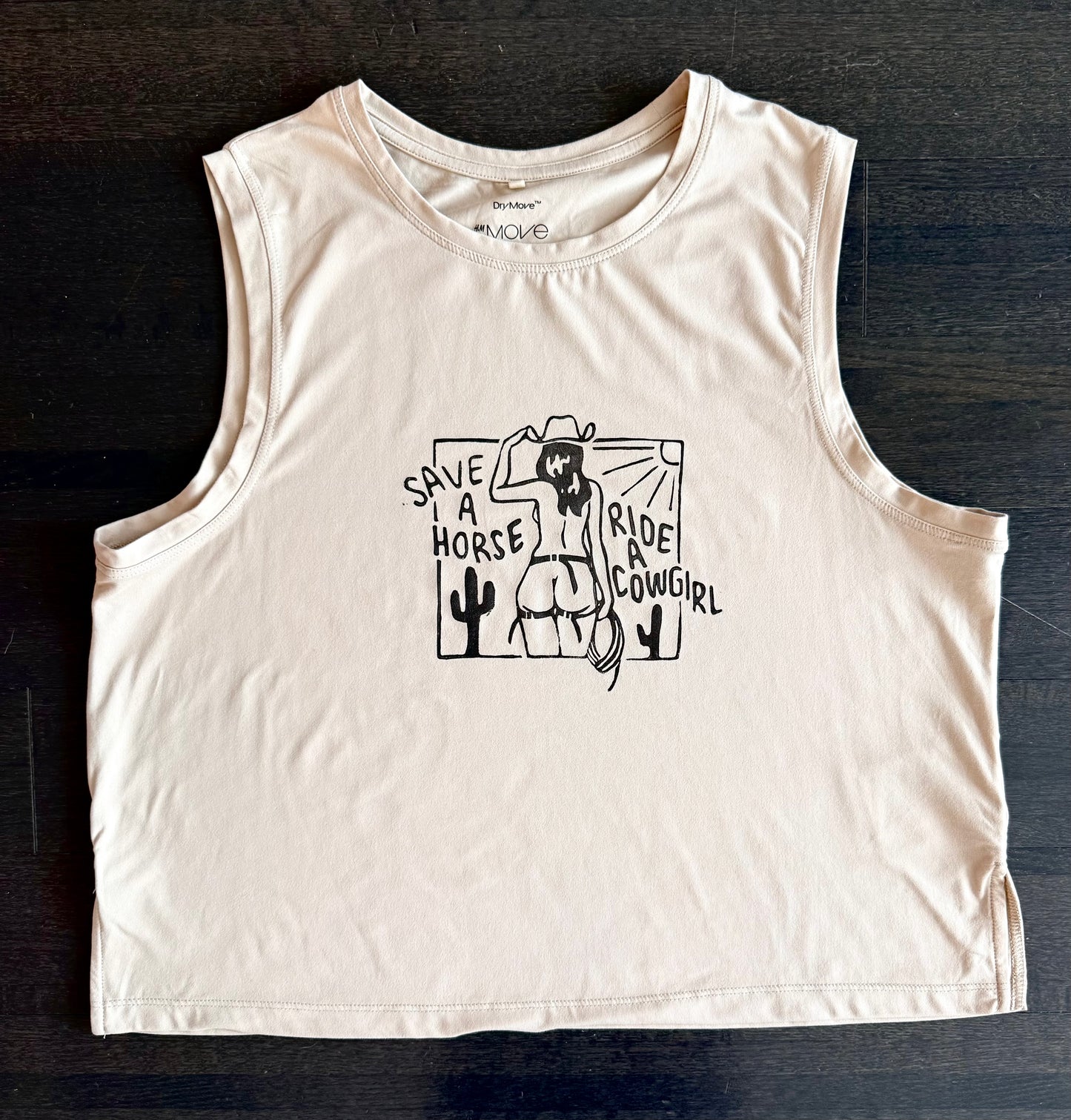 Cowgirl Cropped Athletic Tank