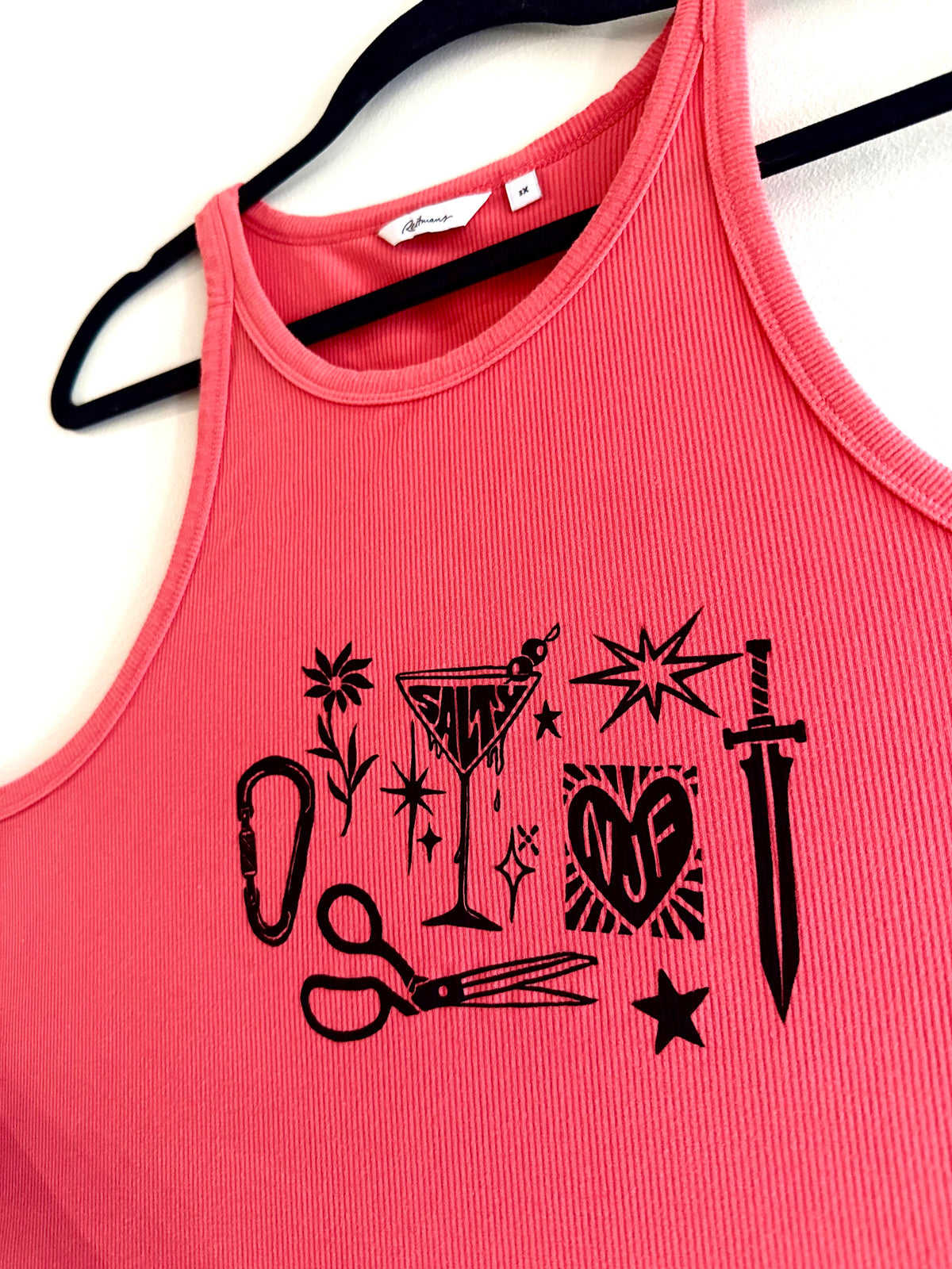 Patchwork Printed Tank Top