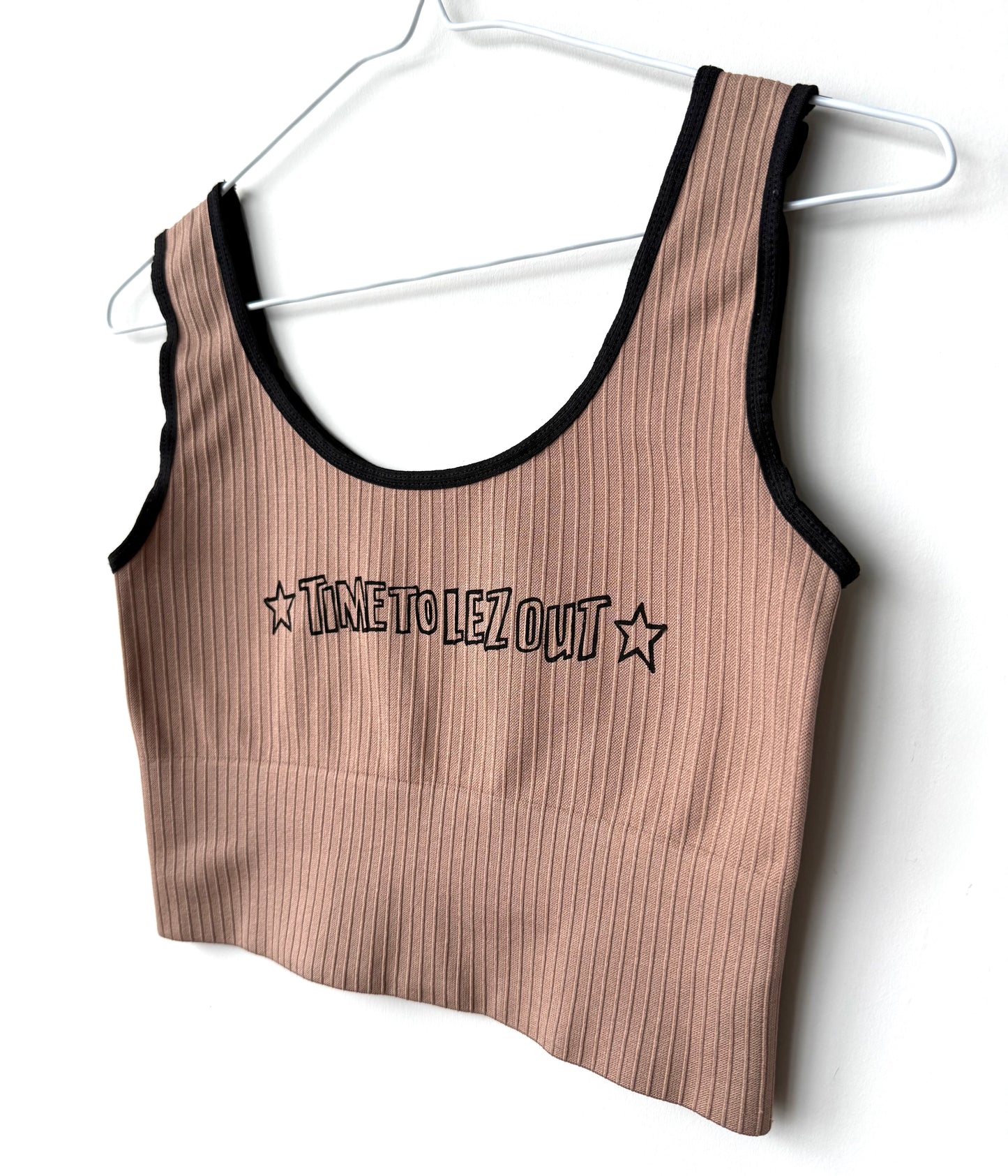 Lez Out Cropped Tank