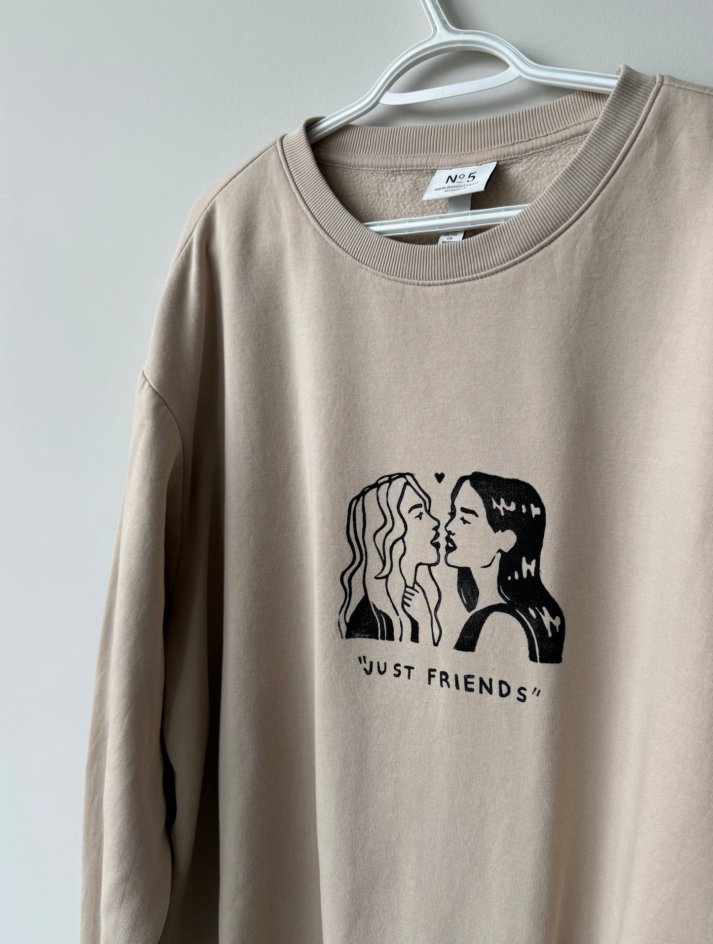 “Just Friends” Lovers Crewneck Sweater