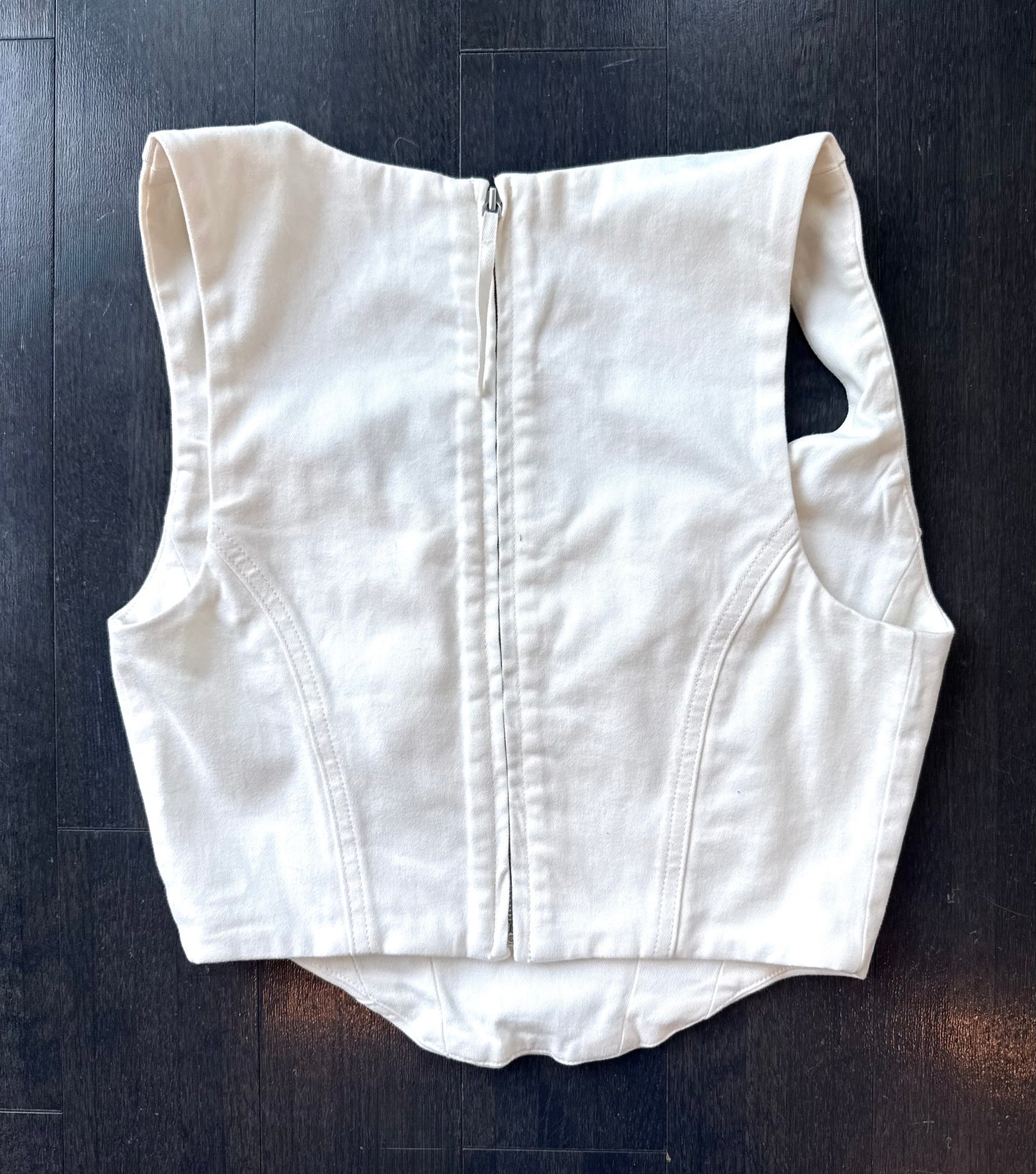 Double Venus Cropped Corset Top