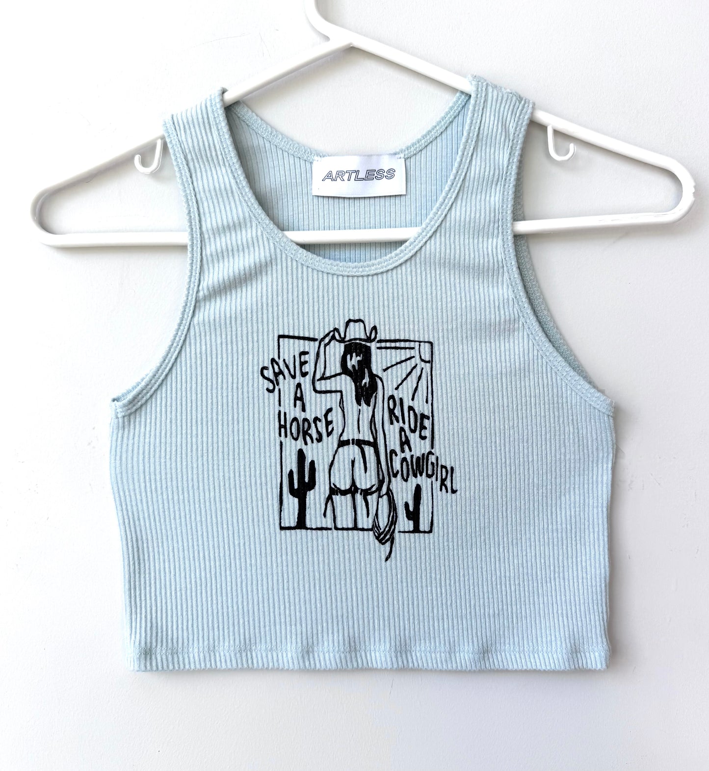 Cowgirl Cropped Tank