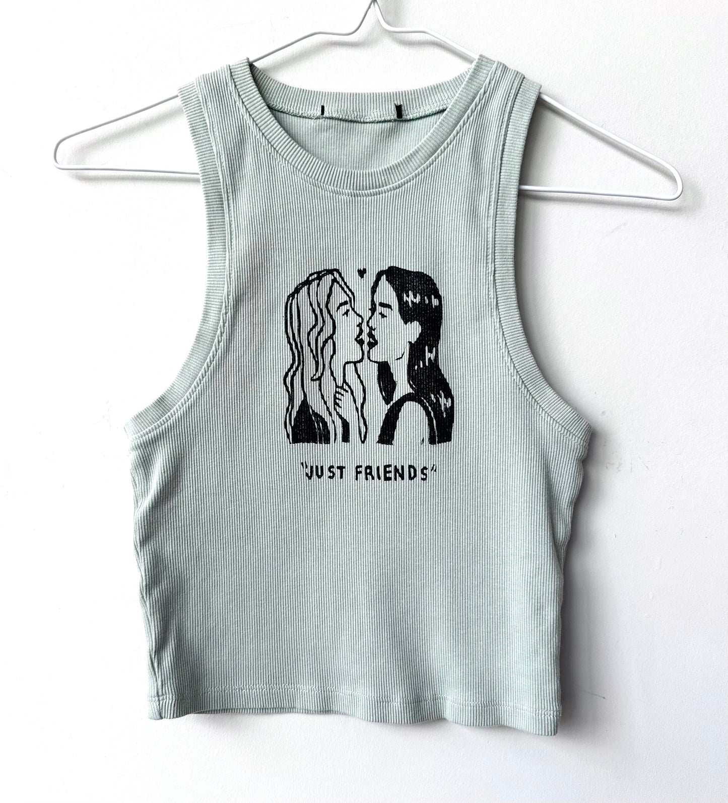 “Just Friends” Lovers Cropped Tank