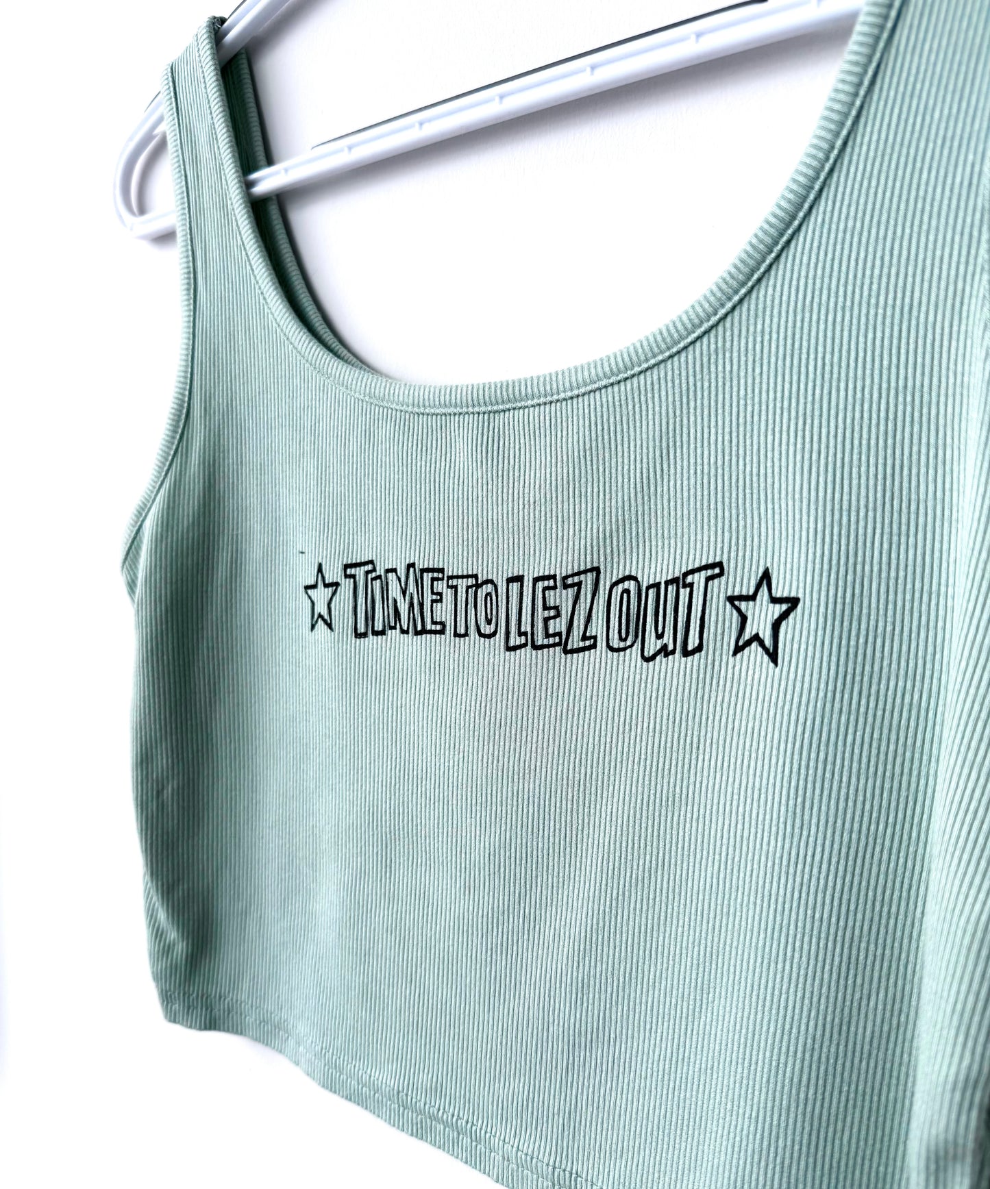 Lez Out Cropped Tank
