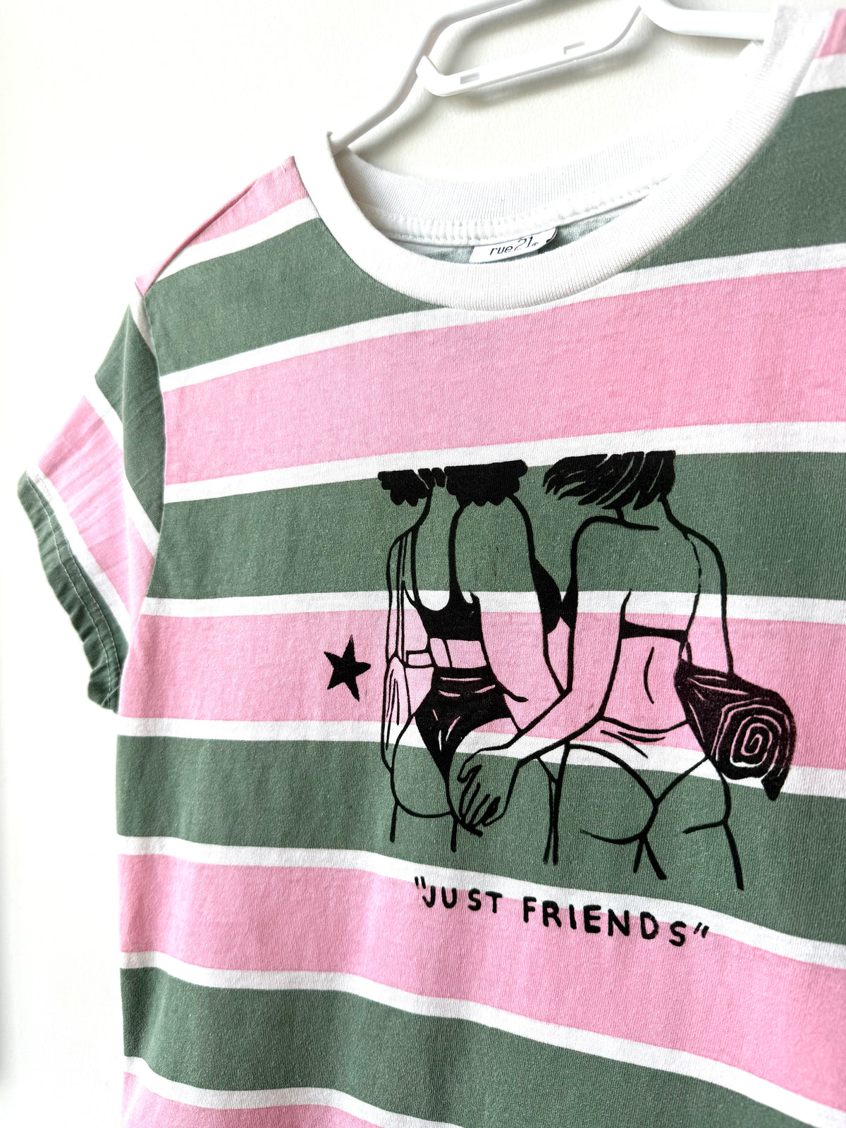 Beach Babes Striped Baby T