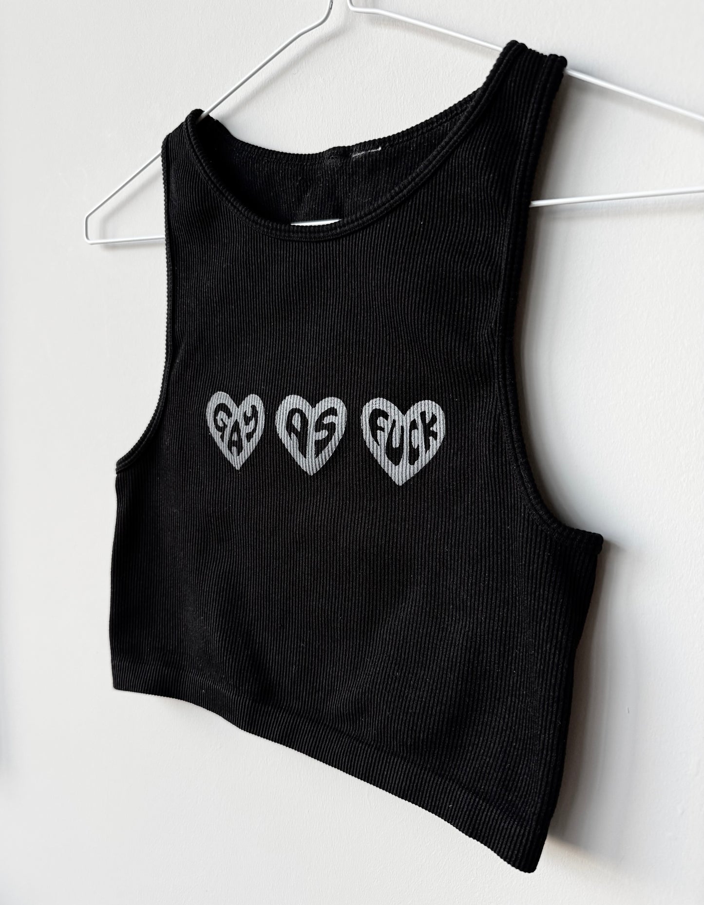 Gay As Fuck Cropped Tank