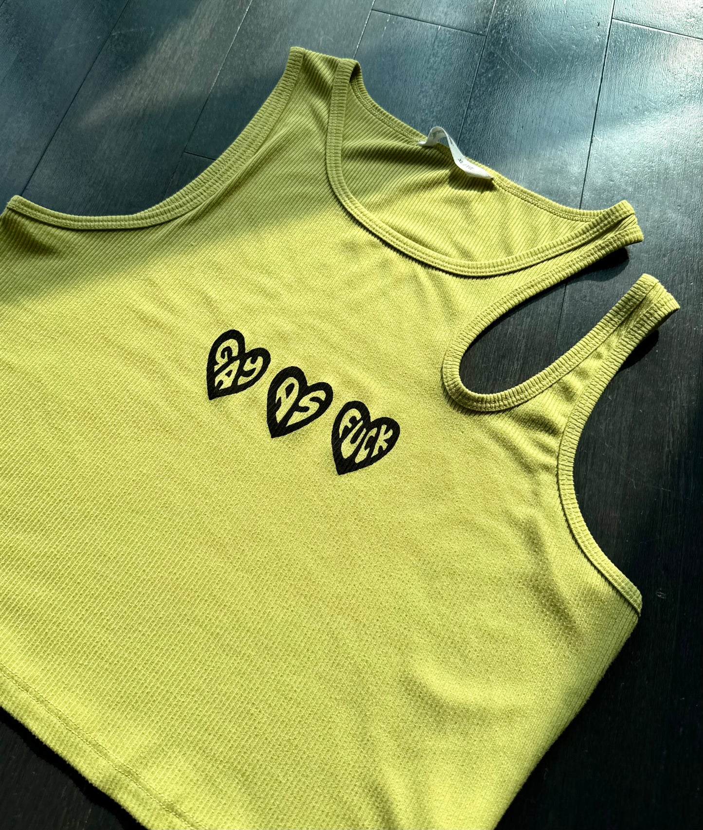 Gay As Fuck Asymmetrical Cropped Tank