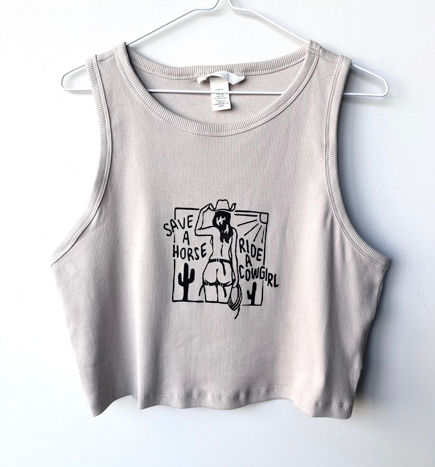 Cowgirl Cropped Tank