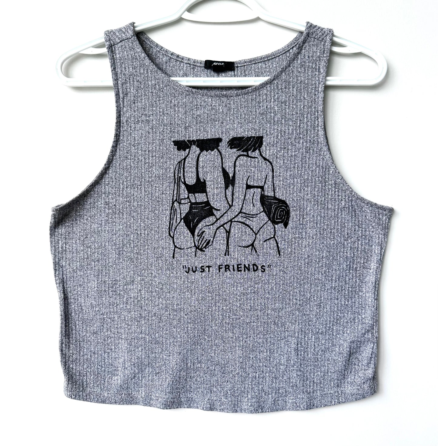 “Just Friends” Beach Babes Cropped Tank