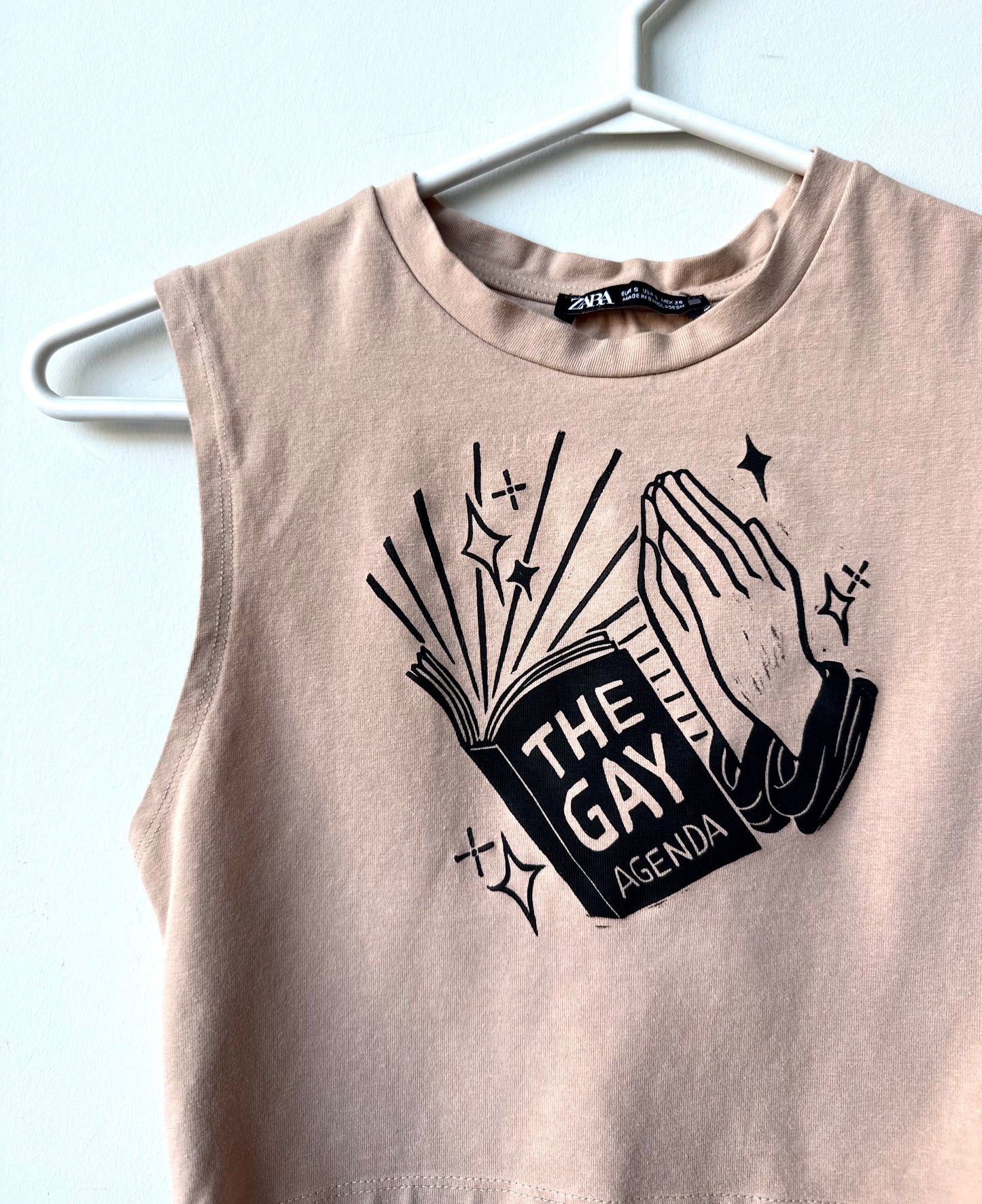Gay Agenda Cropped Tank