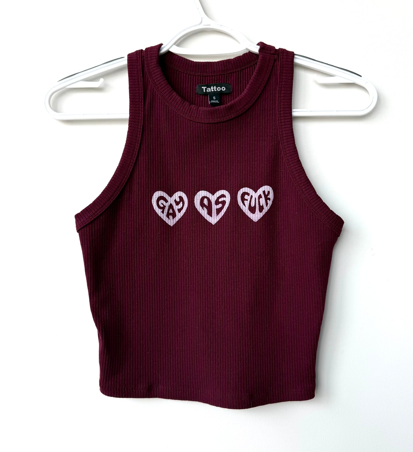 Gay As Fuck Cropped Tank