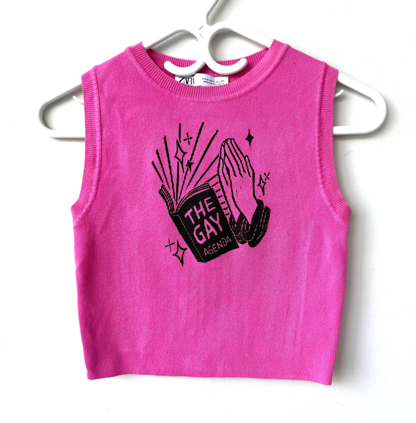 Gay Agenda Cropped Tank