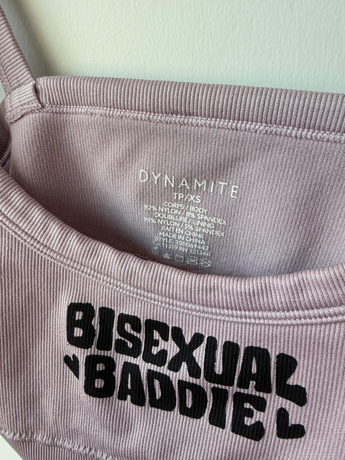 Bisexual Baddie Sports Bra