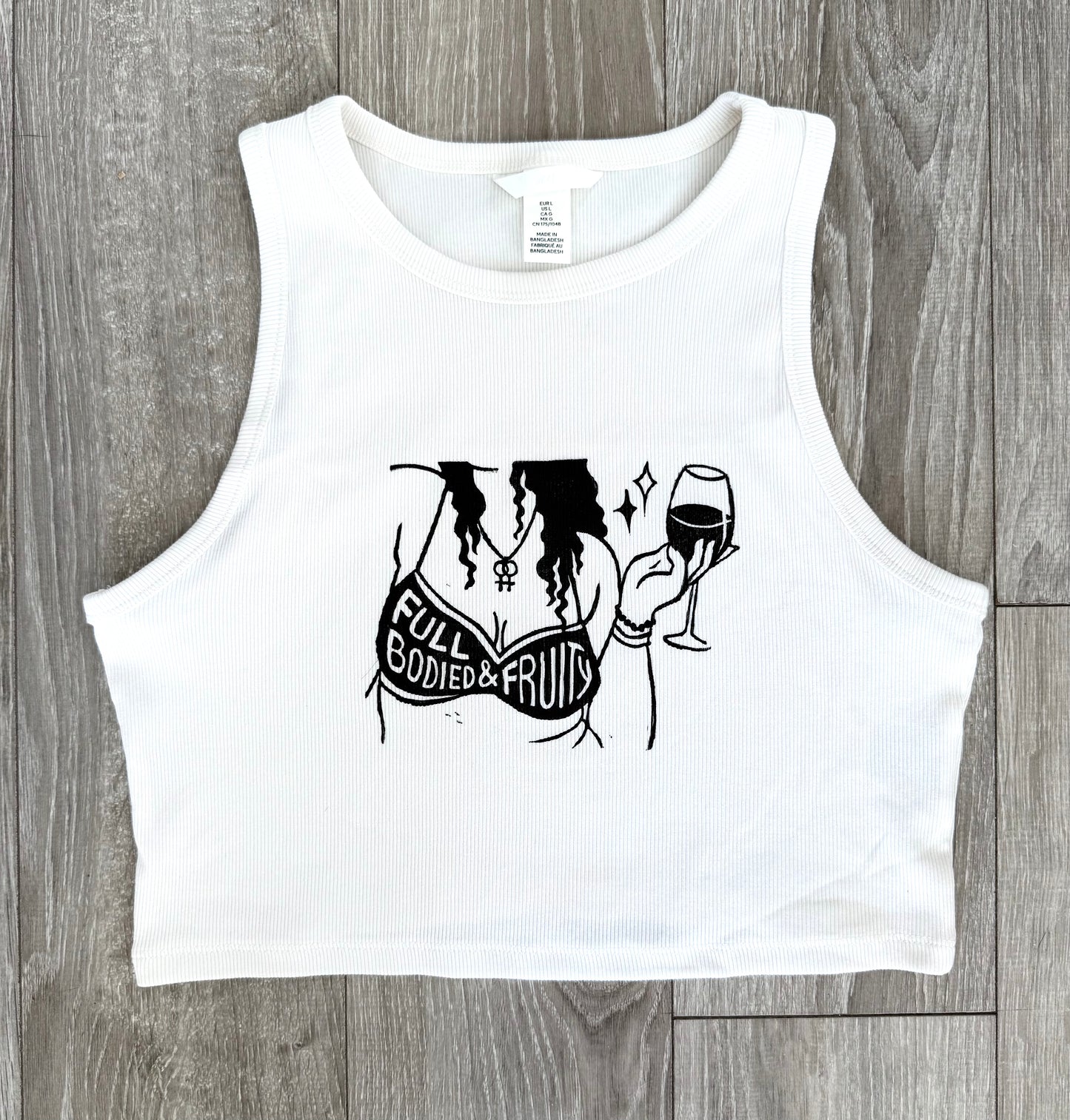 Full Bodied & Fruity Cropped Tank