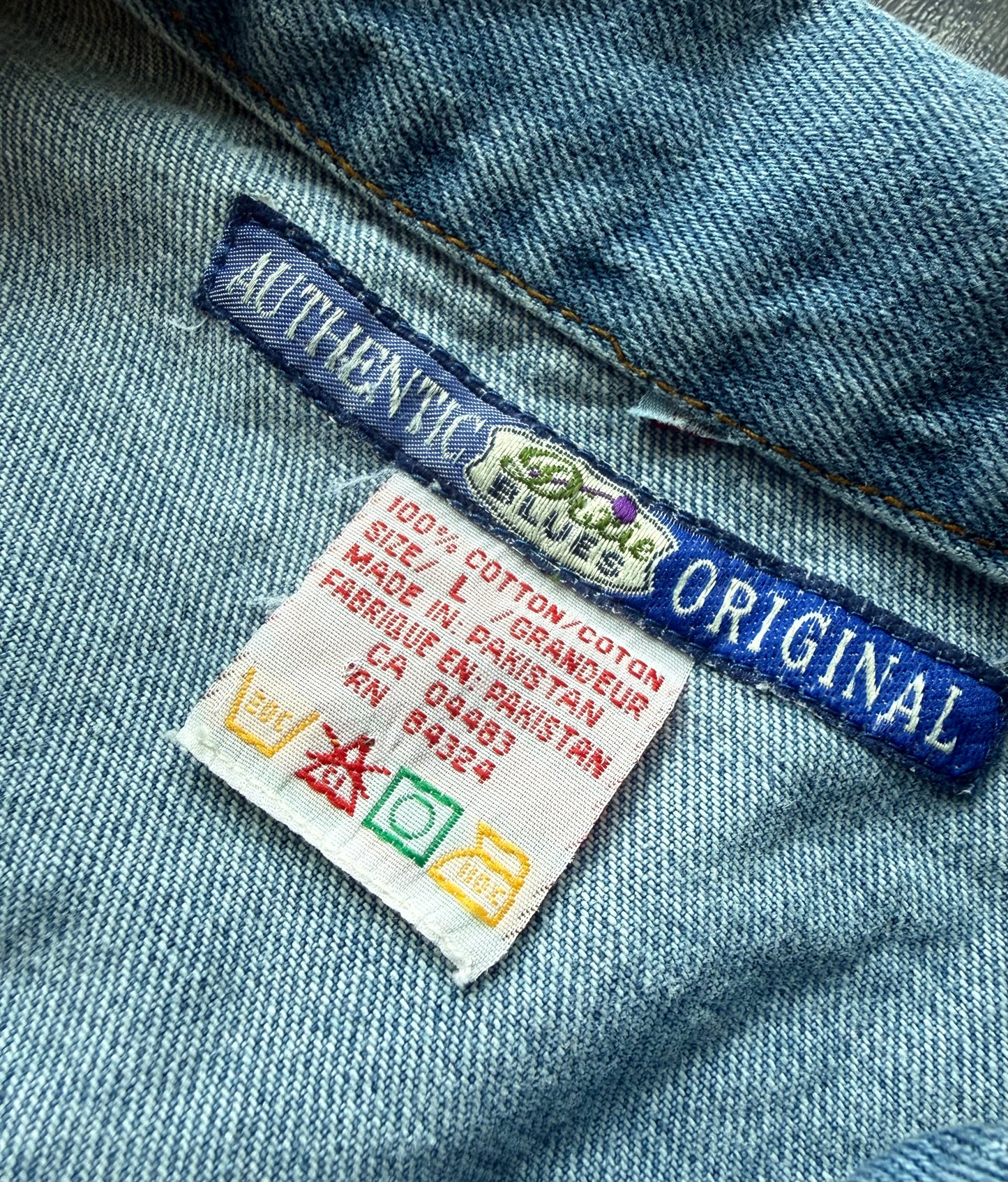 Patchwork Printed Vintage Cropped Denim CVest