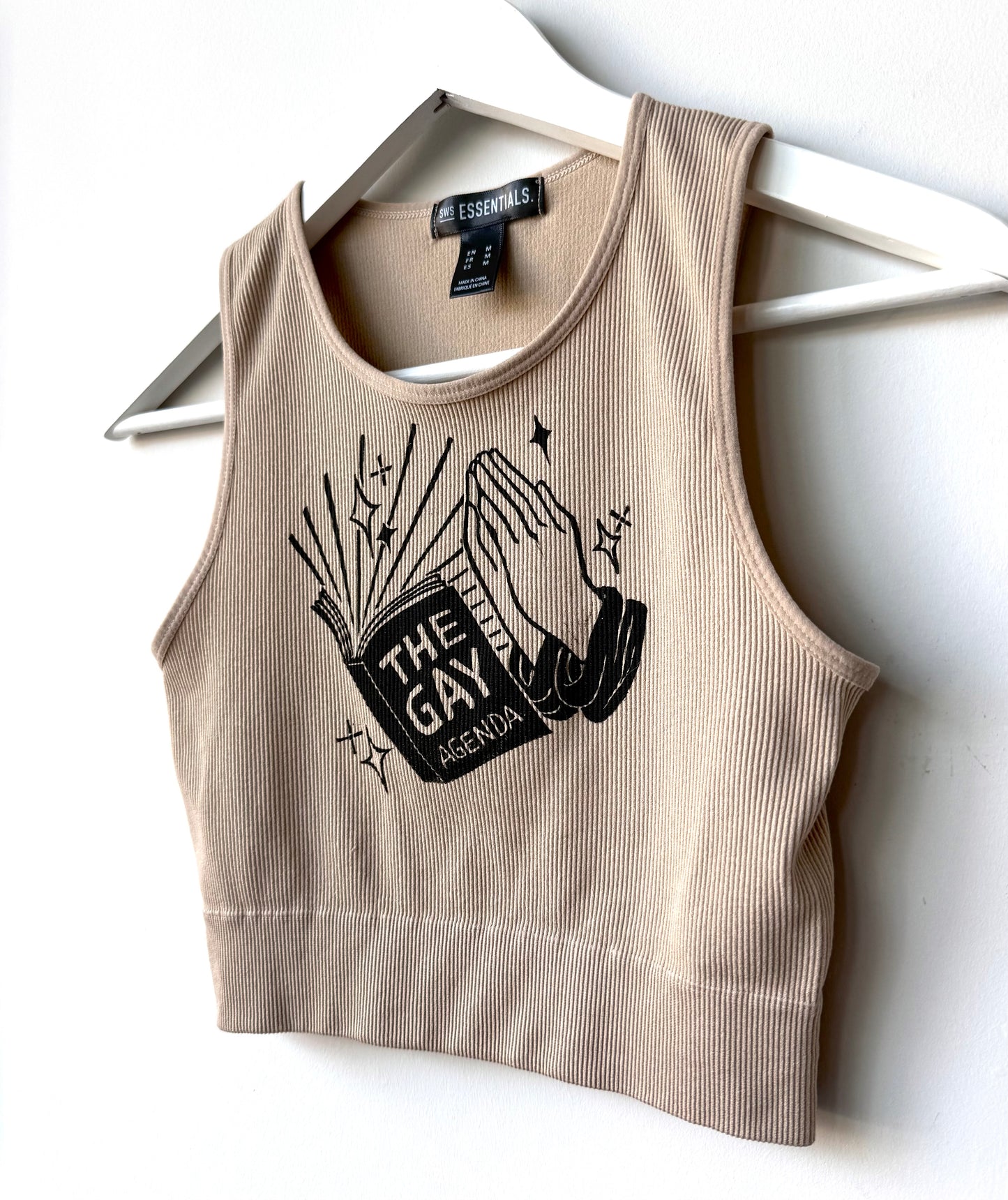 Gay Agenda Cropped Tank