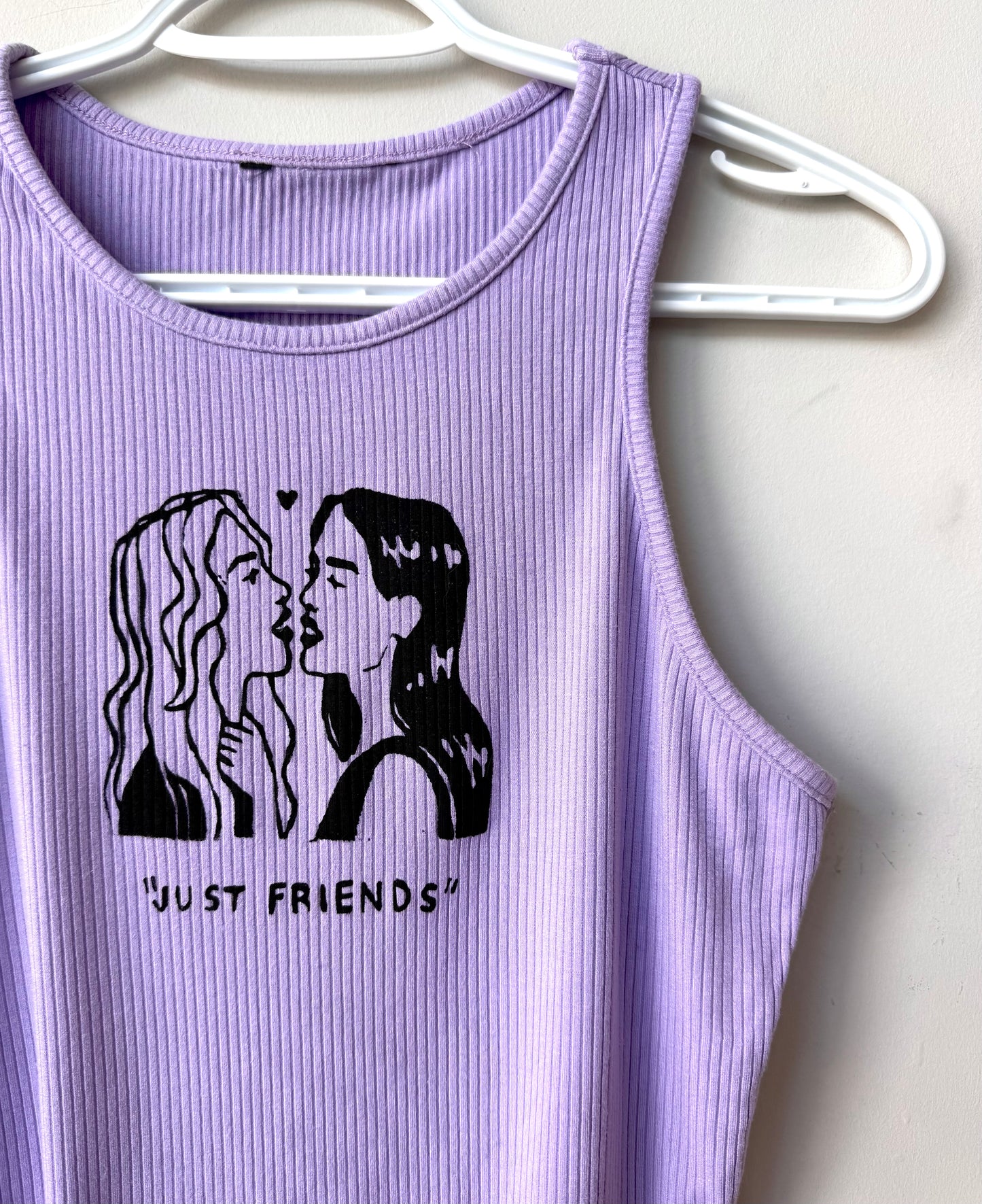 “Just Friends” Lovers Cropped Tank