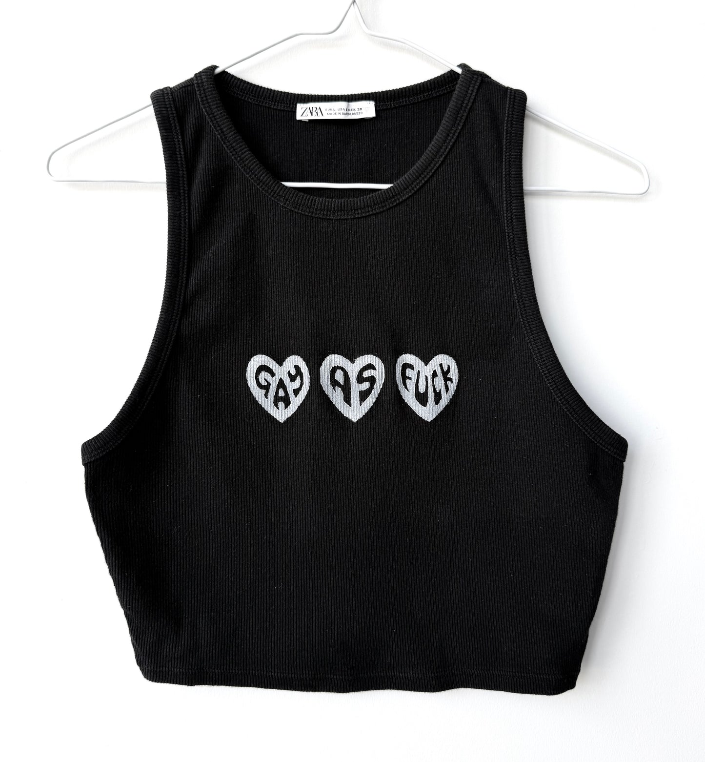 Gay As Fuck Cropped Tank