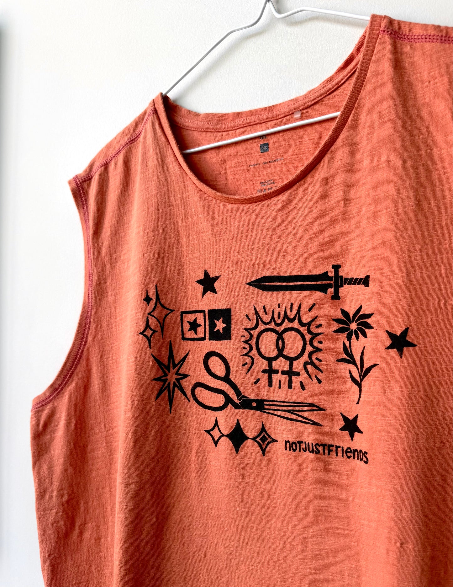 Patchwork Printed Sleeveless Top