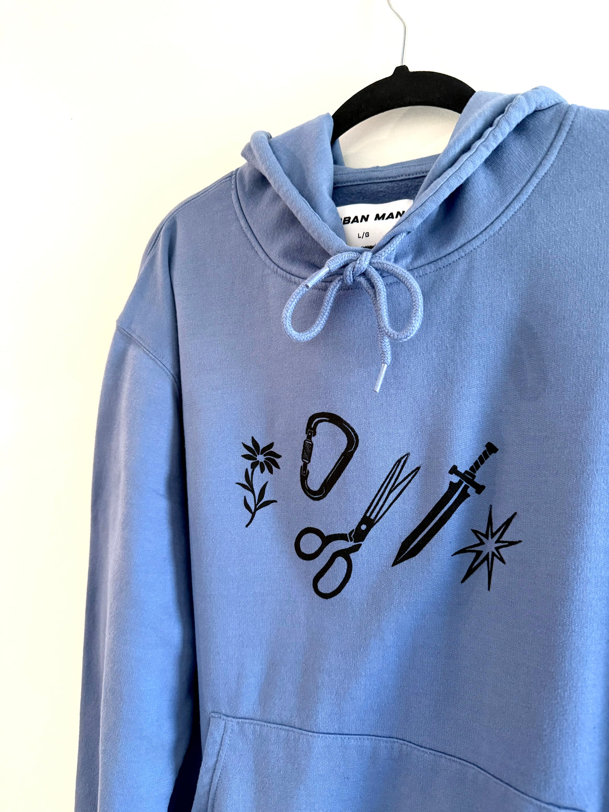 Patchwork Printed Hoodie