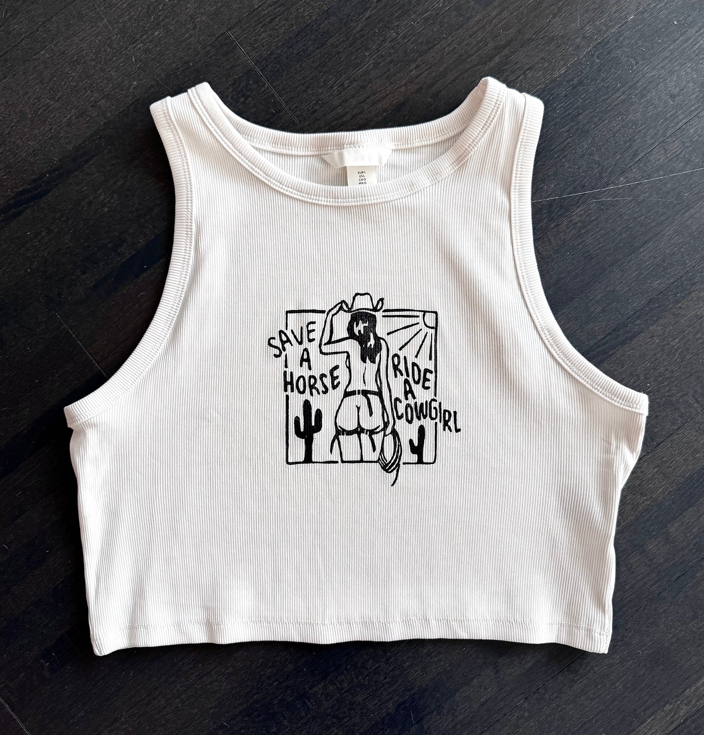 Cowgirl Cropped Tank