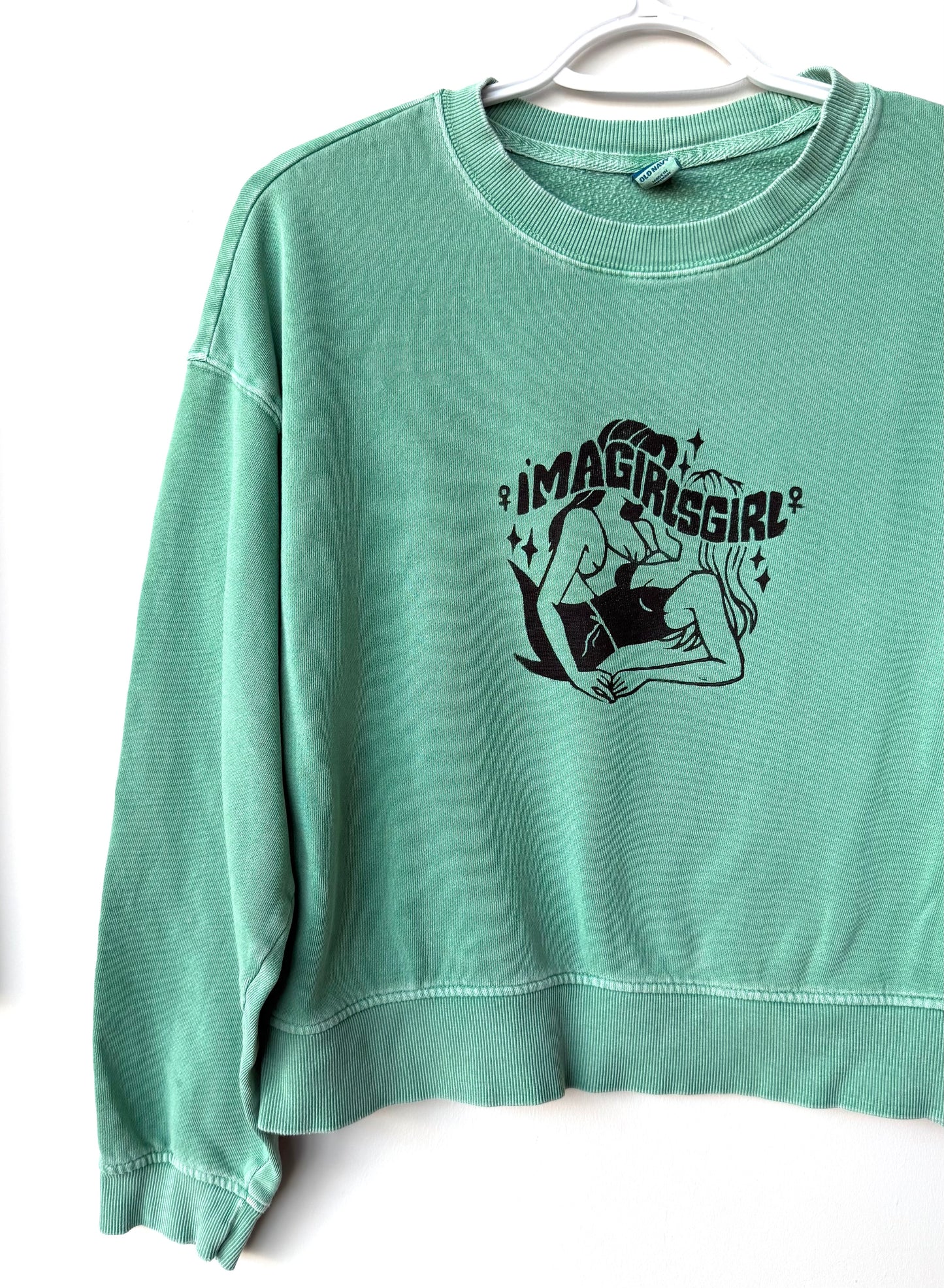 Girls Girl Cropped Crewneck