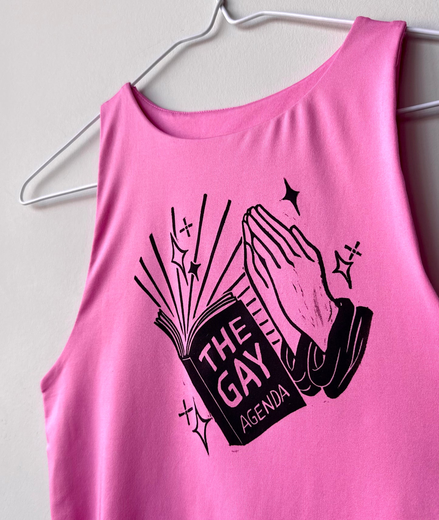 Gay Agenda Cropped Tank