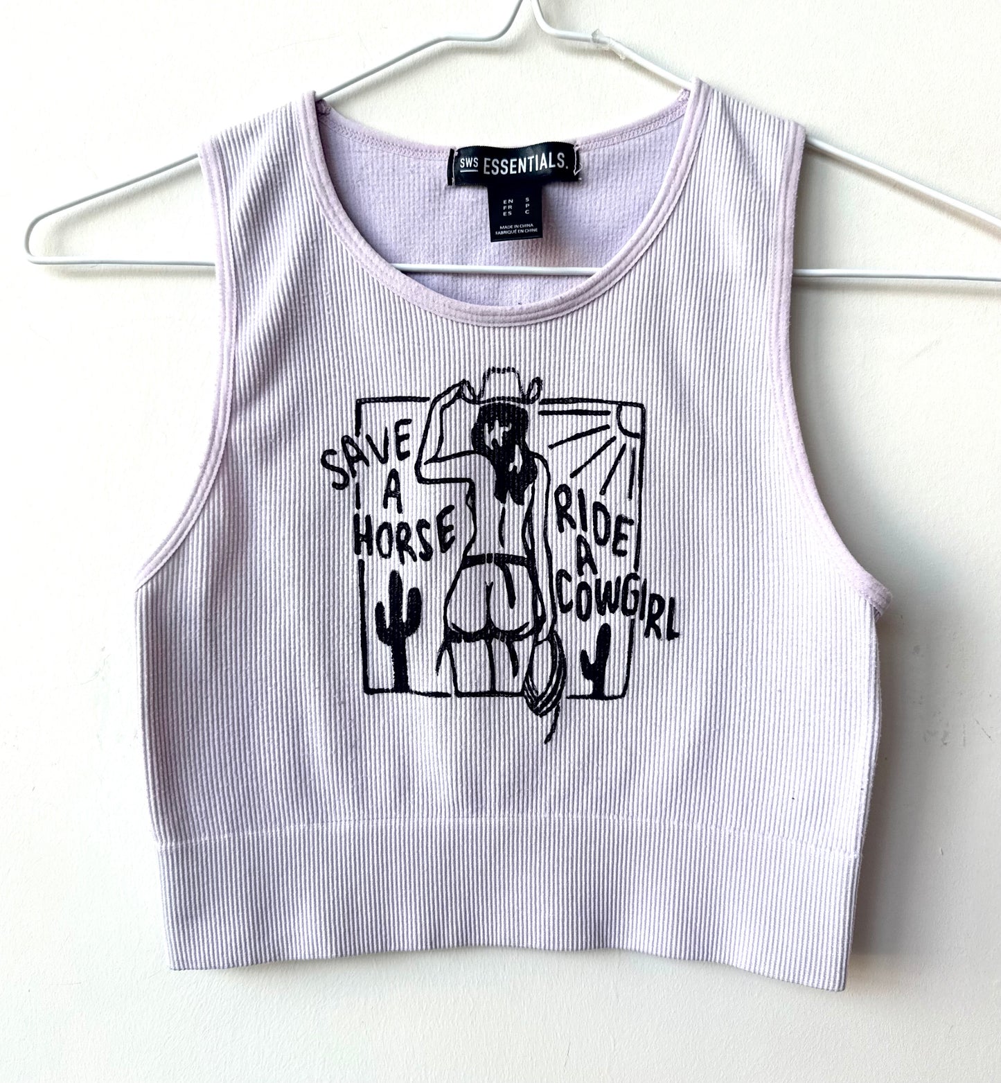 Cowgirl Cropped Tank