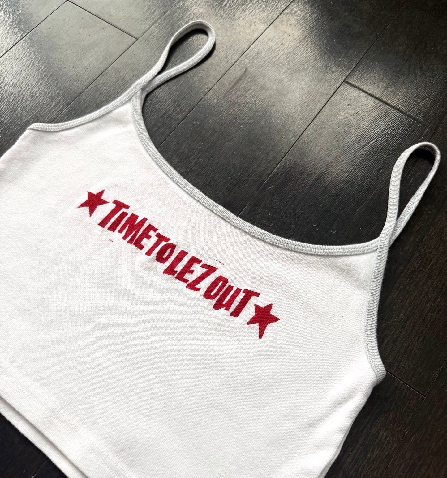 Lez Out Cropped Tank