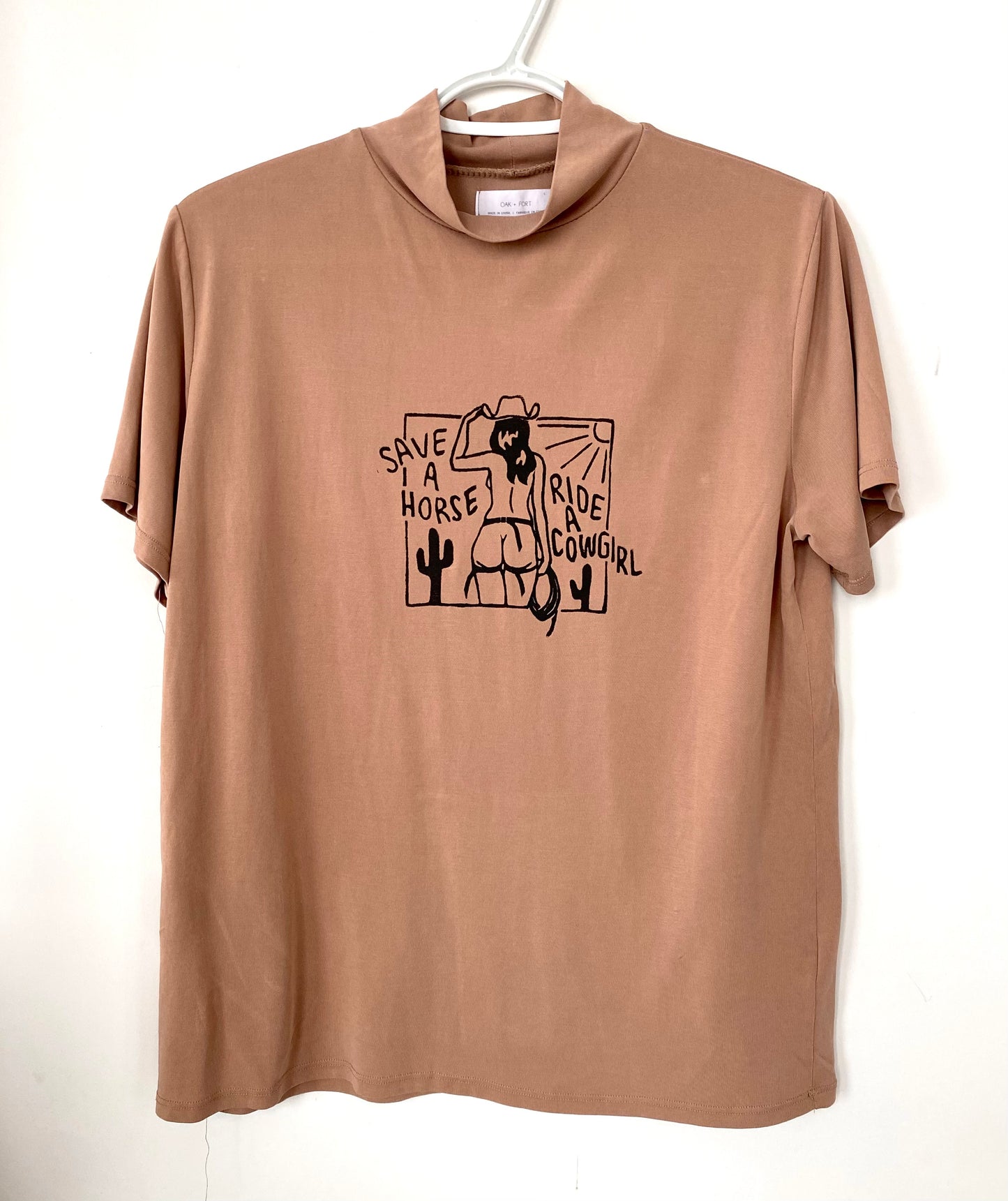 Cowgirl High Neck T-Shirt