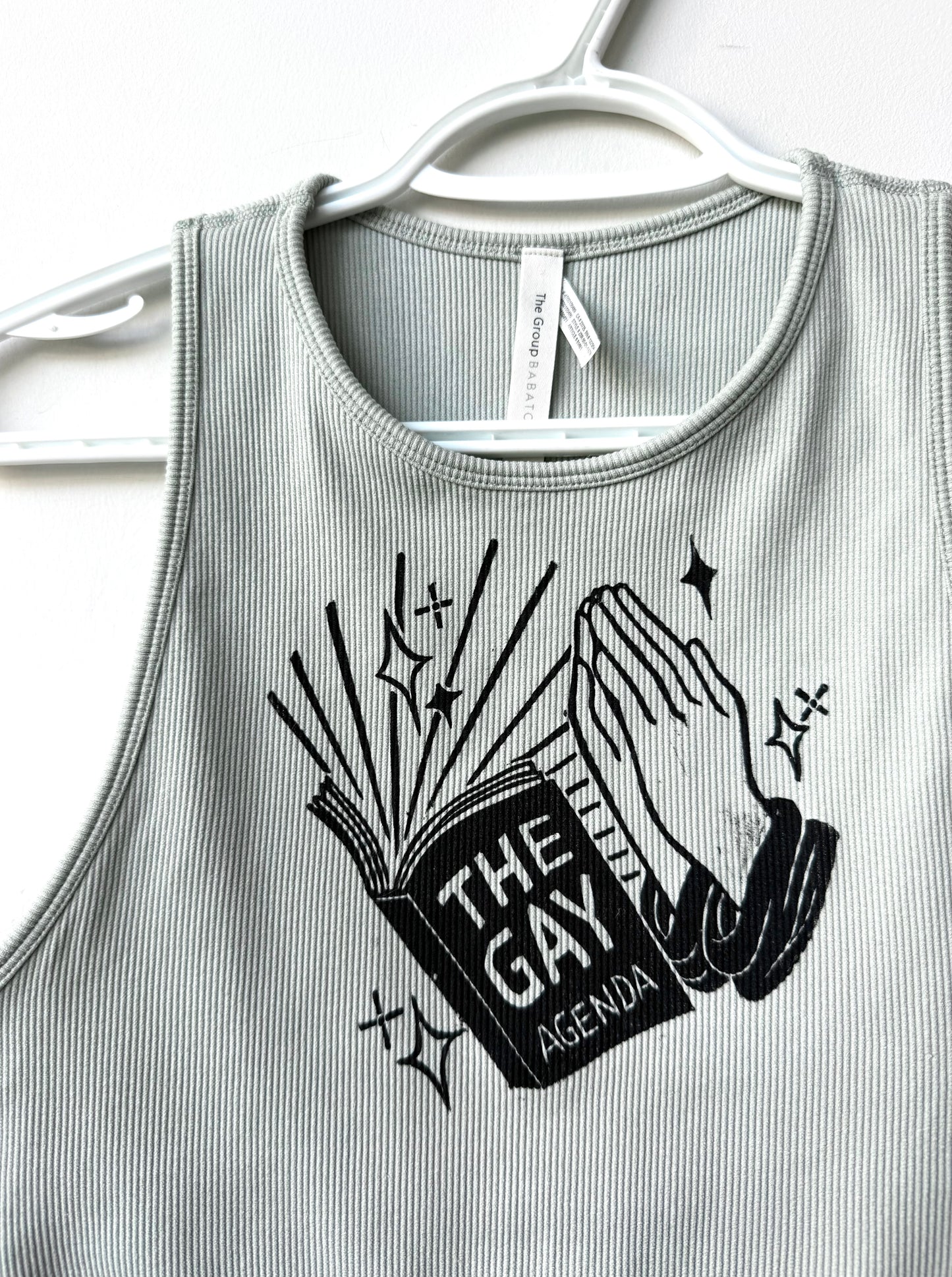 Gay Agenda Cropped Tank