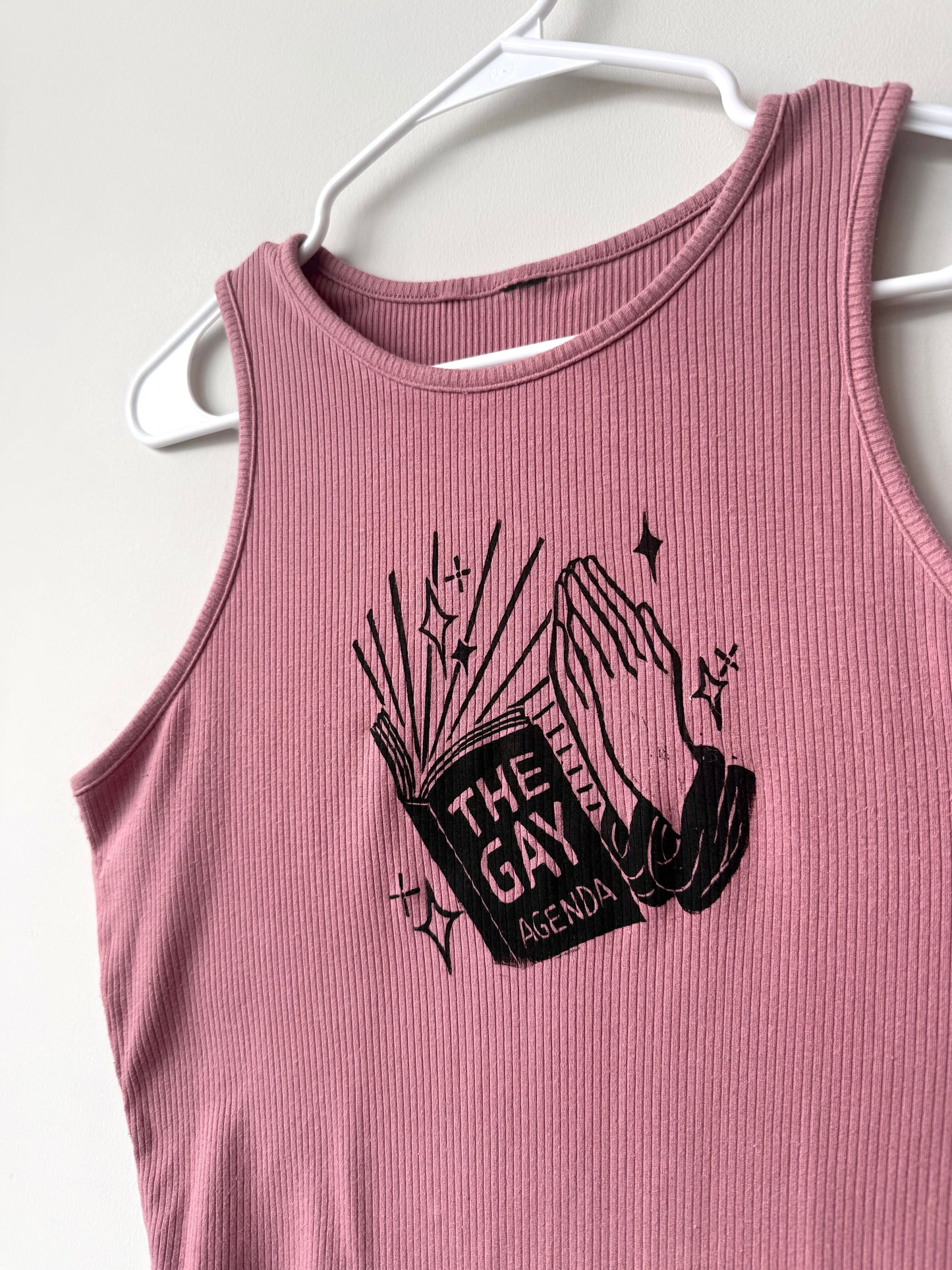 Gay Agenda Cropped Tank