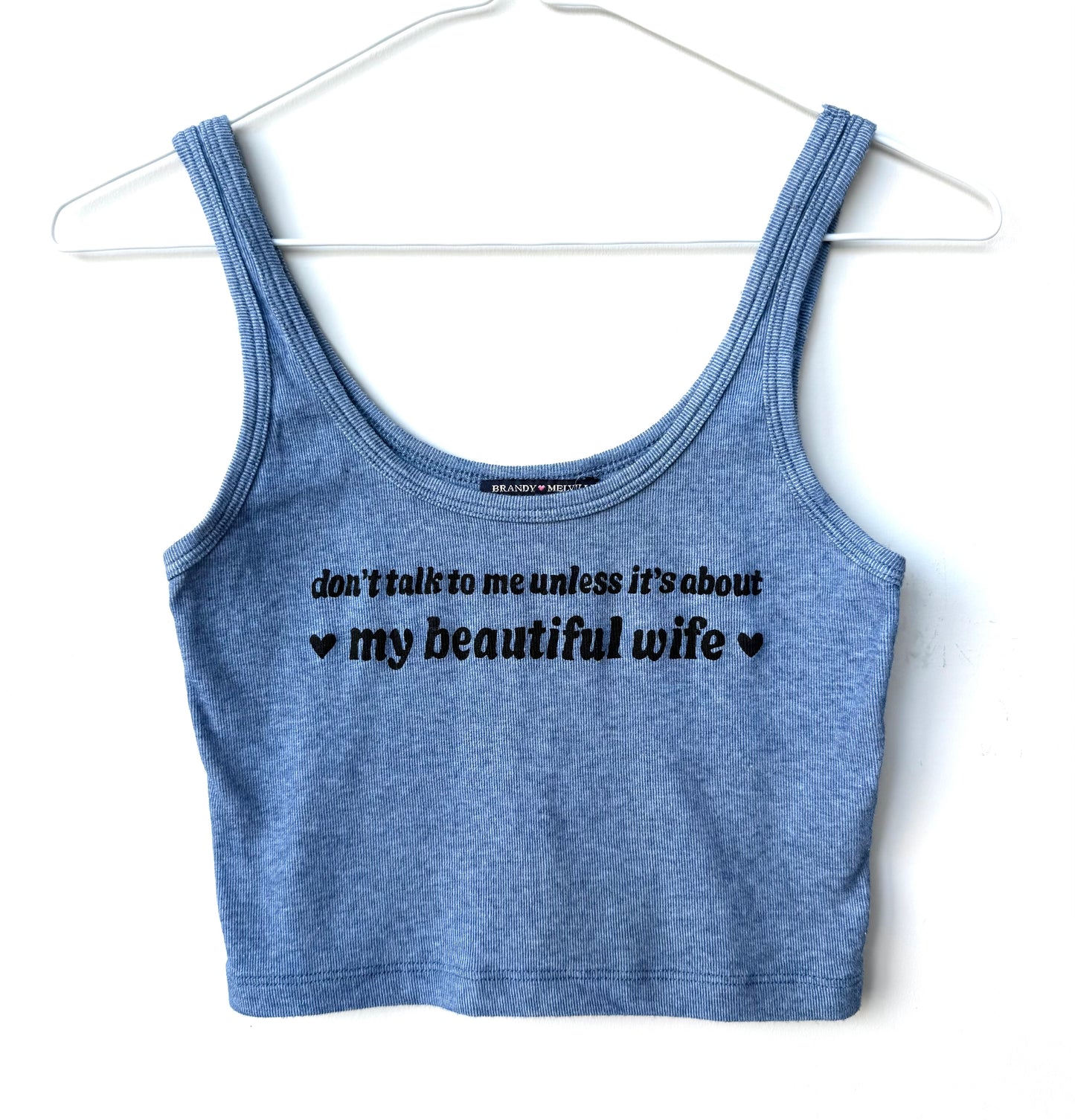 Beautiful Wife Cropped Tank