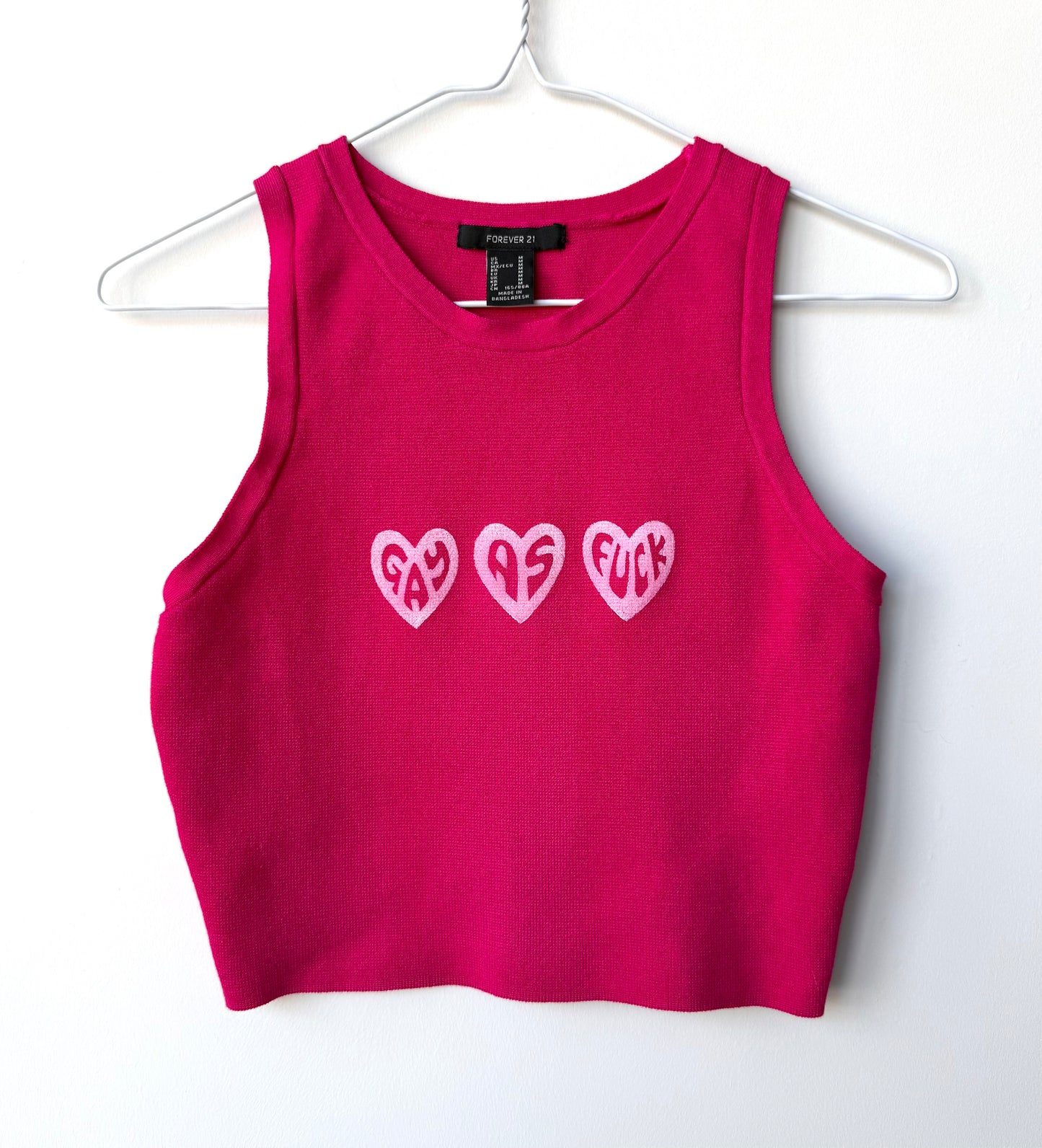 Gay As Fuck Cropped Tank