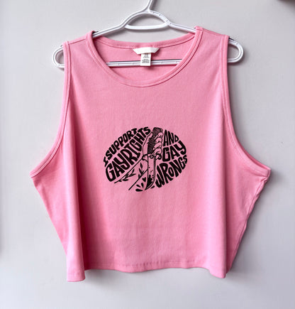 Gay Wrongs Cropped Tank