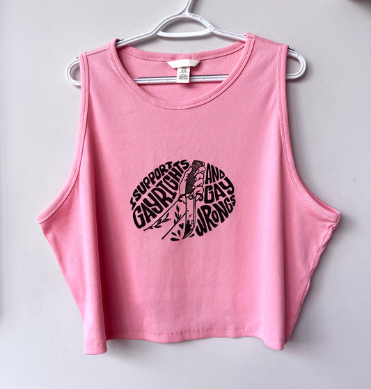 Gay Wrongs Cropped Tank