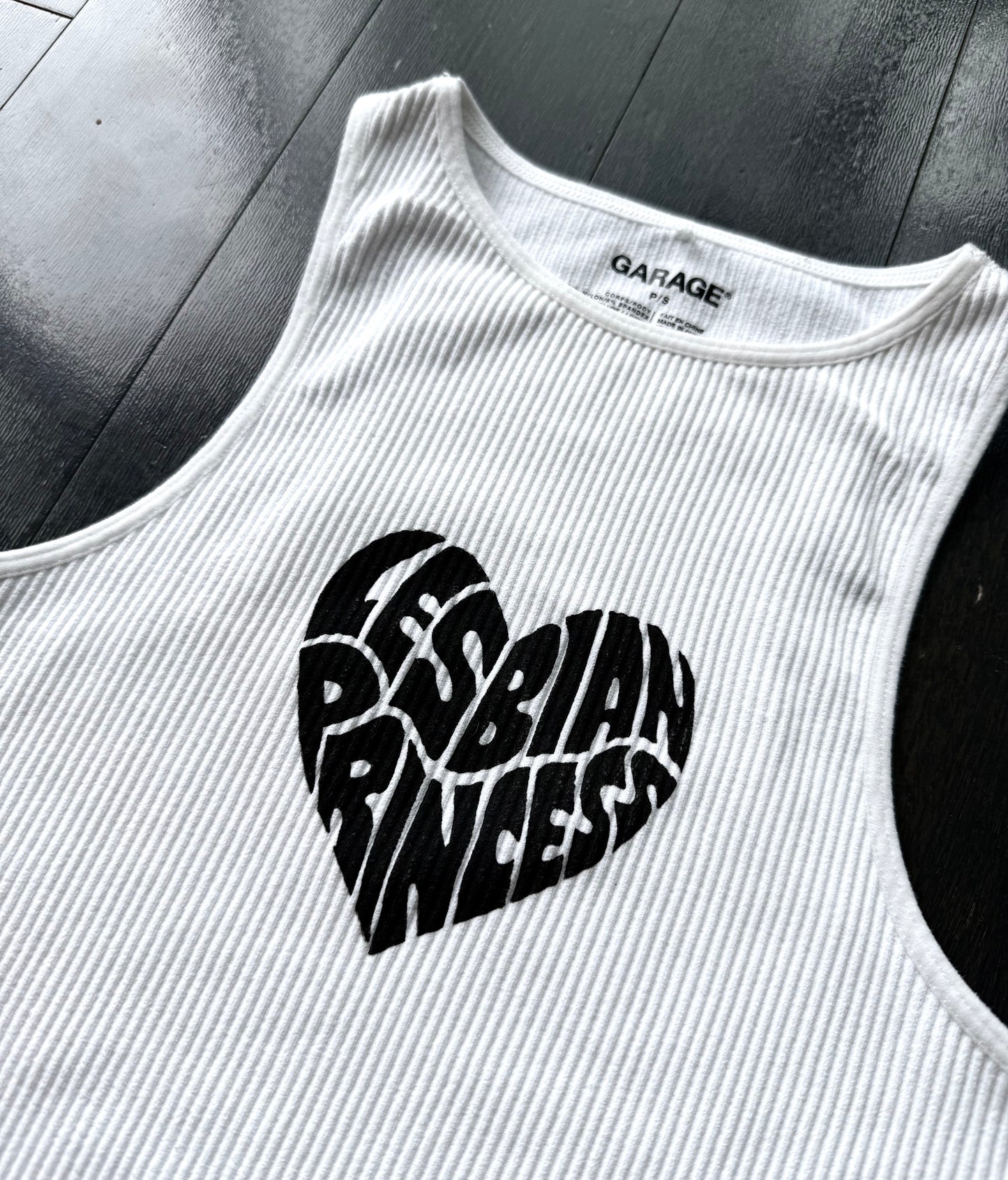 Lesbian Princess Cropped Tank