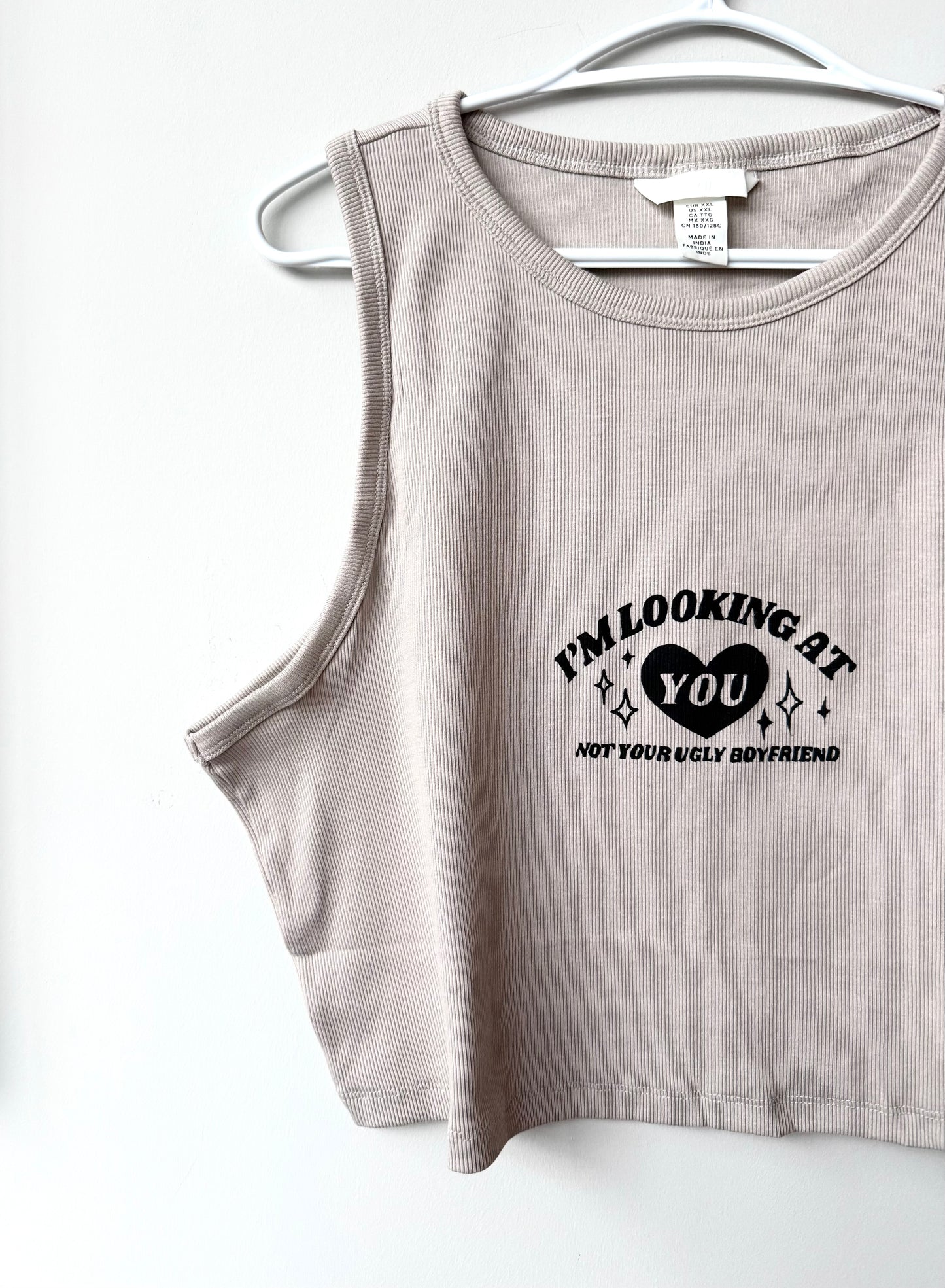 Looking At You Cropped Tank