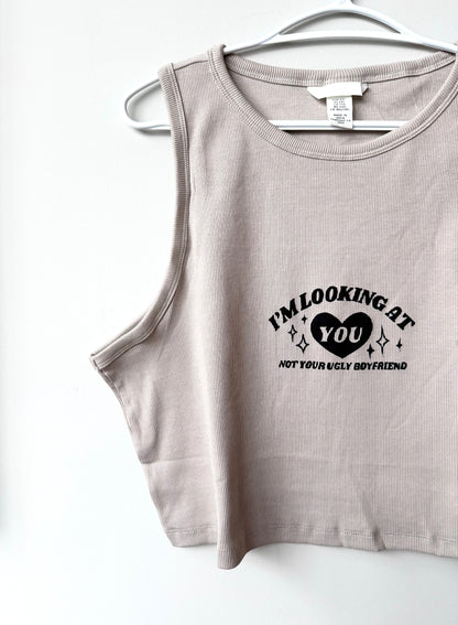 Looking At You Cropped Tank