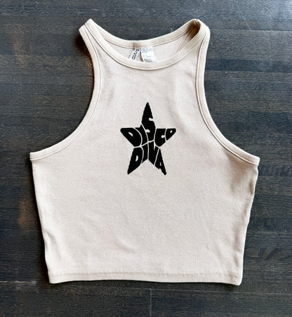 Disco Diva Cropped Tank