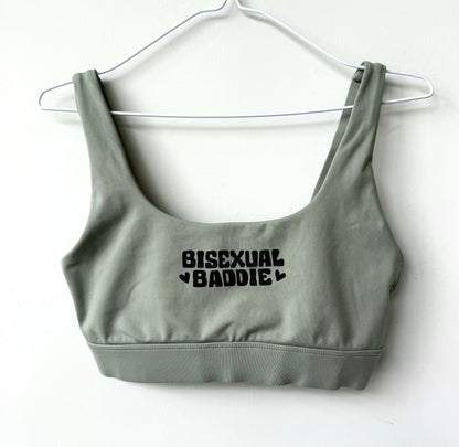 Bisexual Baddie Sports Bra