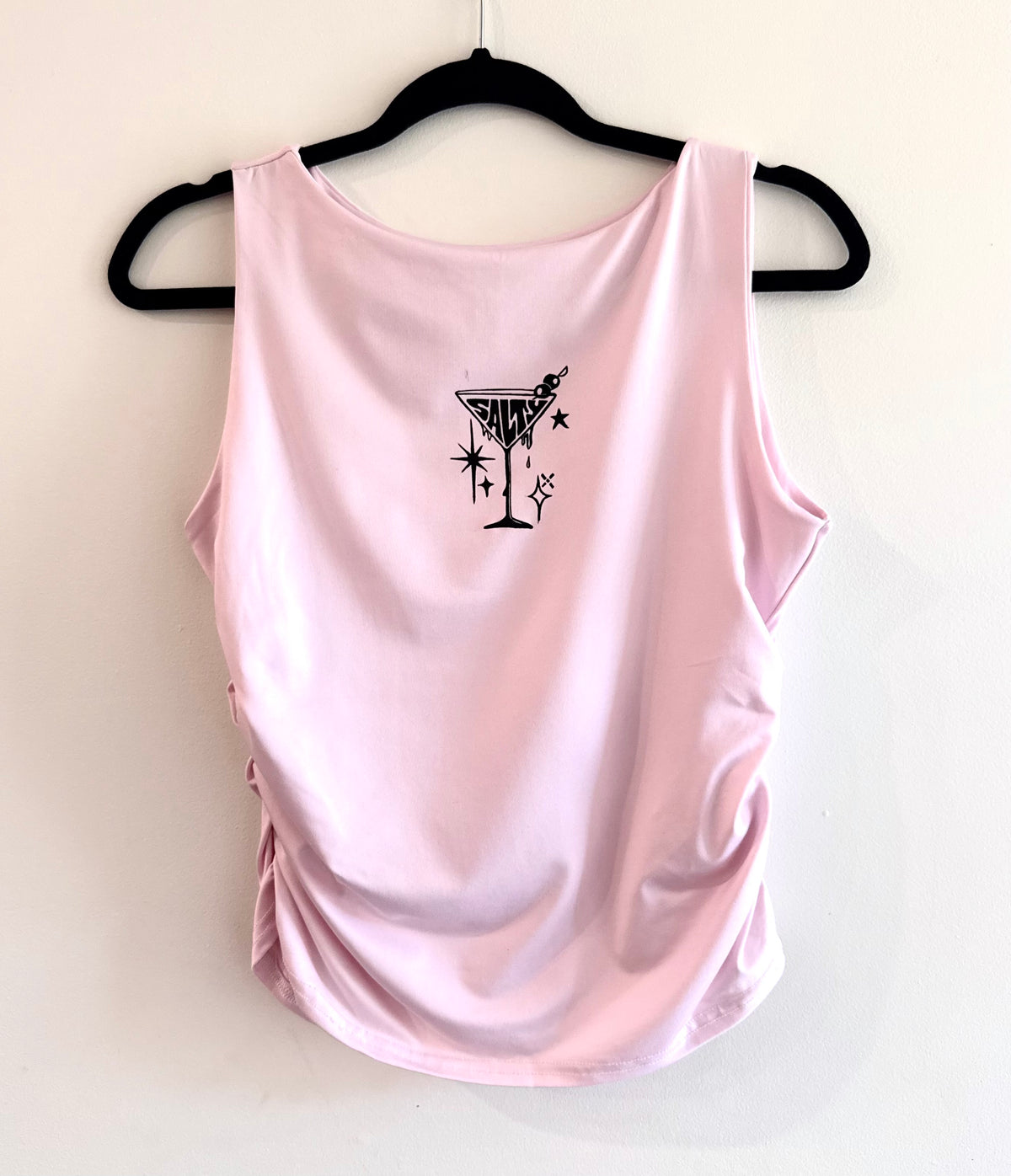 Salty Ruched-Side Tank Top