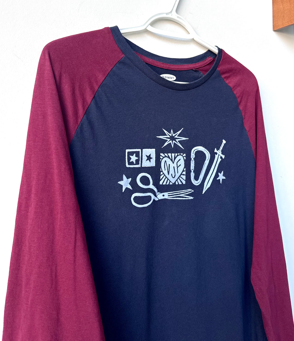 Patchwork Printed Long Sleeve