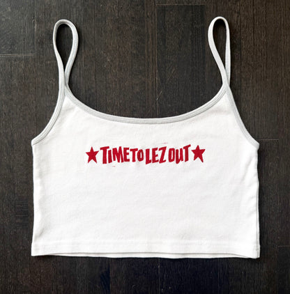 Lez Out Cropped Tank