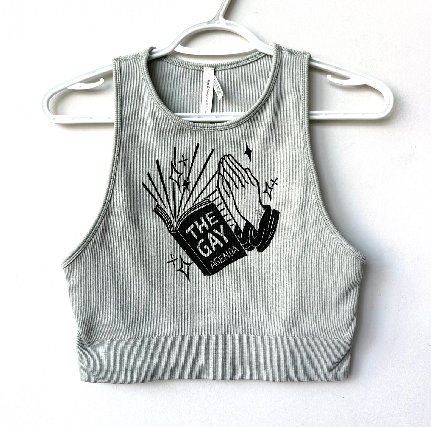 Gay Agenda Cropped Tank