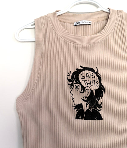 Gay Thots Ribbed Tank Top
