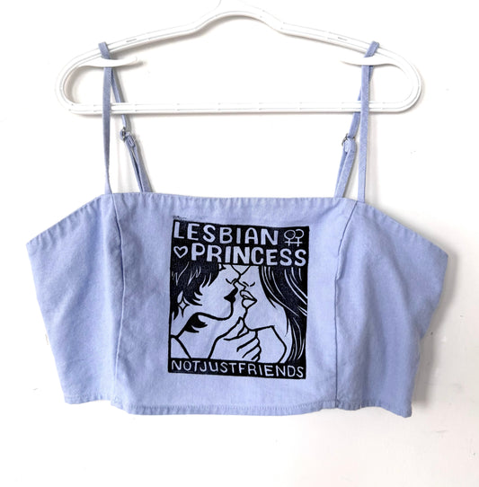 Lesbian Princess Cropped Tank